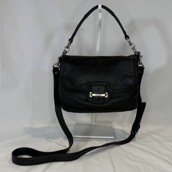 Coach Vintage Taylor Flap Leather Bag (F25206), Detachable Crossbody Strap EUC - Picture 1 of 15